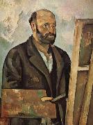 Paul Cezanne Self-Portrait with Palette oil painting artist